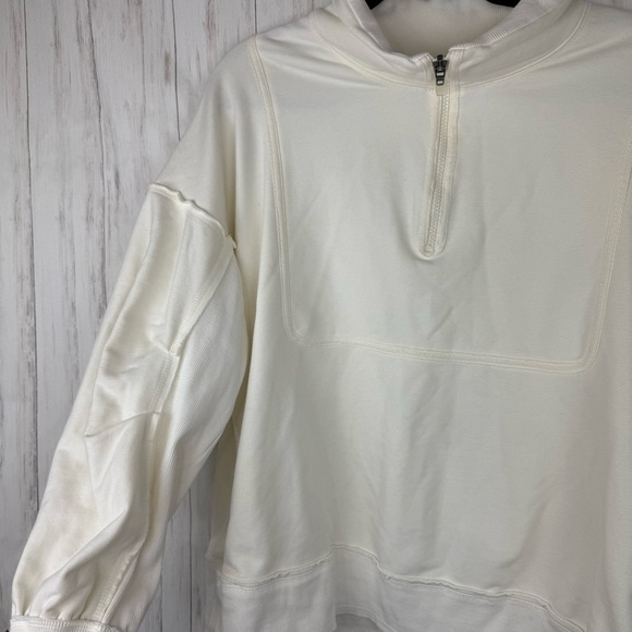 Free people movement white cream sweatshirt Medium - Picture 7 of 9